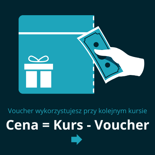 Voucher wykorzystujesz przy kolejnym kursie